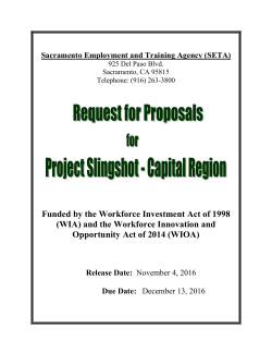 Funded by the Workforce Investment Act of 1998