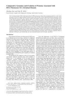 Comparative Genomics and Evolution of Proteins