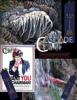 Cascade Caver July-September 2005