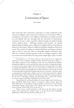 Conversion of space