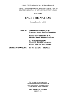 face the nation