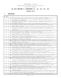 AC 202 Review - Montgomery College