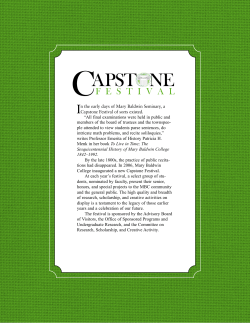 capstone - Mary Baldwin University
