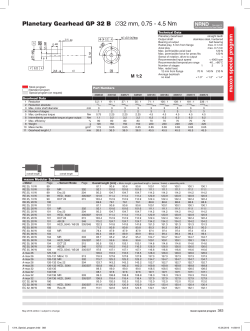 Planetary Gearhead GP 32 B &empty;32 mm, 0.75 - 4.5