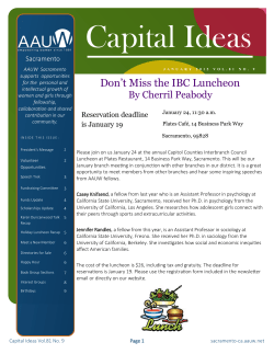 January 2015 Newsletter