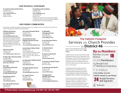 Services the Church Provides in District 46