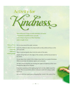 to see the activity in the Kindness chapter.
