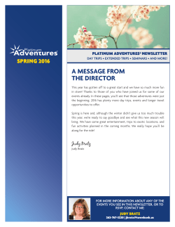 a message from the director