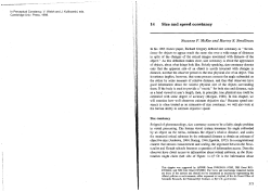 14 Size and speed constancy