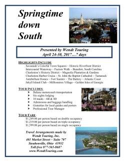 Springtime Down South