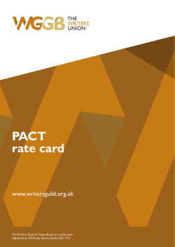 Film - Writers` Guild of Great Britain