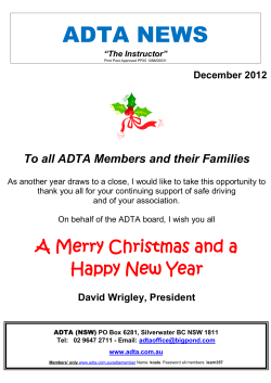 December 2012 Newsletter (723k PDF)