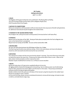 BU Trophy Sailing Instructions April 1