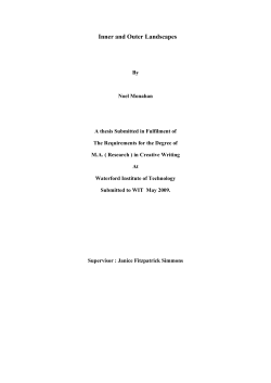 Inner and Outer Landscapes - WIT Repository