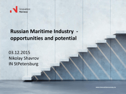 Russian Maritime Industry