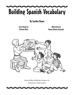 Building Spanish Vocabulary