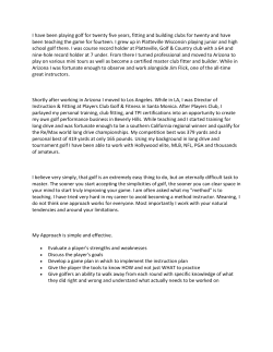 Bio and Rates - The Oaks Golf Course