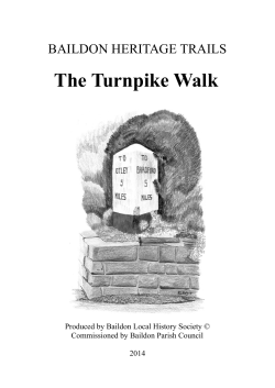 The Turnpike Walk - Baildon Town Council