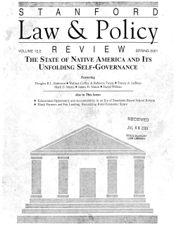 Rethinking the Tribal Sovereignty Doctrine