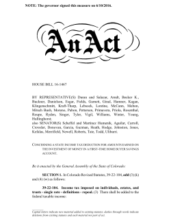 HOUSE BILL 16-1467 BY REPRESENTATIVE(S)