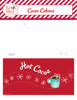 hot cocoa booth - The Elf on the Shelf
