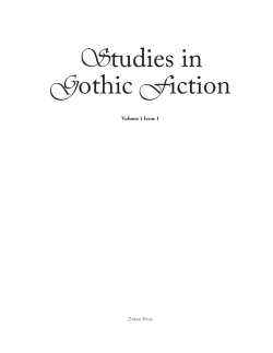 File - Studies in Gothic Fiction