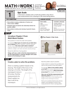 Lesson 1: Epic Scale