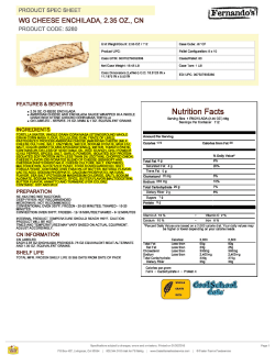 cheese enchilada - School Nutrition and Fitness