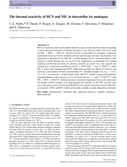 The thermal reactivity of HCN and NH3 in interstellar ice analogues