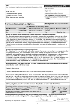 The Pencils and Graphic Instruments (Safety) Regulations 1998