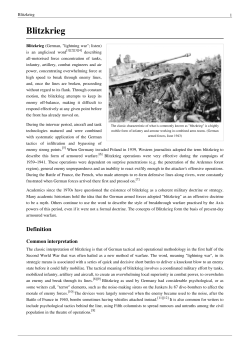 Blitzkrieg - Net Texts
