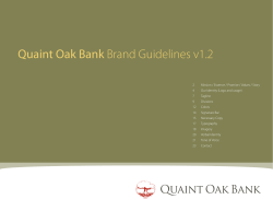 Quaint Oak Bank Brand Guidelines v1.2