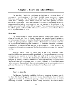 Chapter 4. Courts and Related Offices