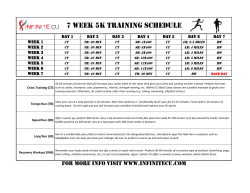 7 week 5k training schedule