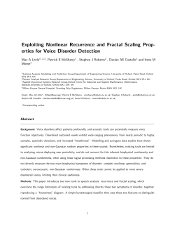 Exploiting nonlinear recurrence and fractal scaling