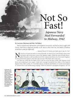 Japanese Navy Mail Forwarded to Midway, 1942
