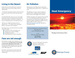 Heat Emergency - Maricopa County Parks