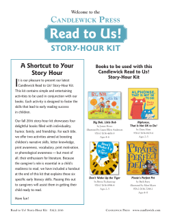 Read to Us! - Candlewick Press