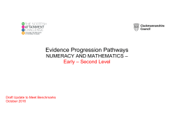 Numeracy and mathematics