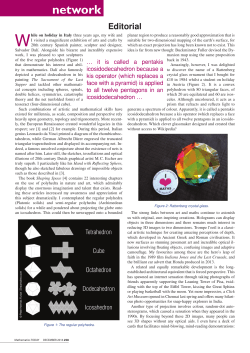 Editorial, December 2016  - The Institute of Mathematics and its