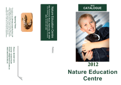 catalogue - Nature Education Centre