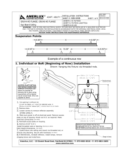 GRUV/GRUV6-HE-FLANGE LED Installation Instructions