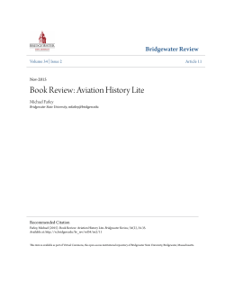 Book Review: Aviation History Lite - Virtual Commons