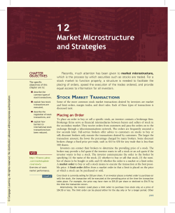 stock market transactions