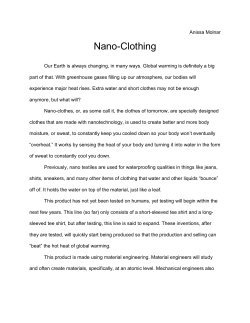 Nano-Clothing
