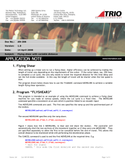 AN-206 Variable Flying Shear