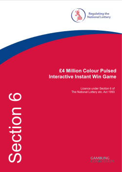 4 Million Colour Pulsed interactive instant win game