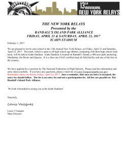 the new york relays - Randall`s Island Park Alliance