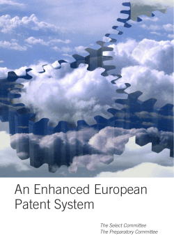 An enhanced European Patent system
