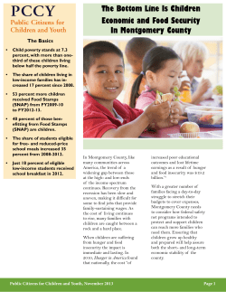 Family Economic Security &ndash; MontCo - Public Citizens For Children